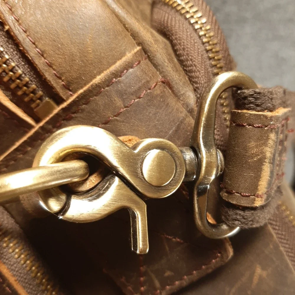 Unbranded distressed leather